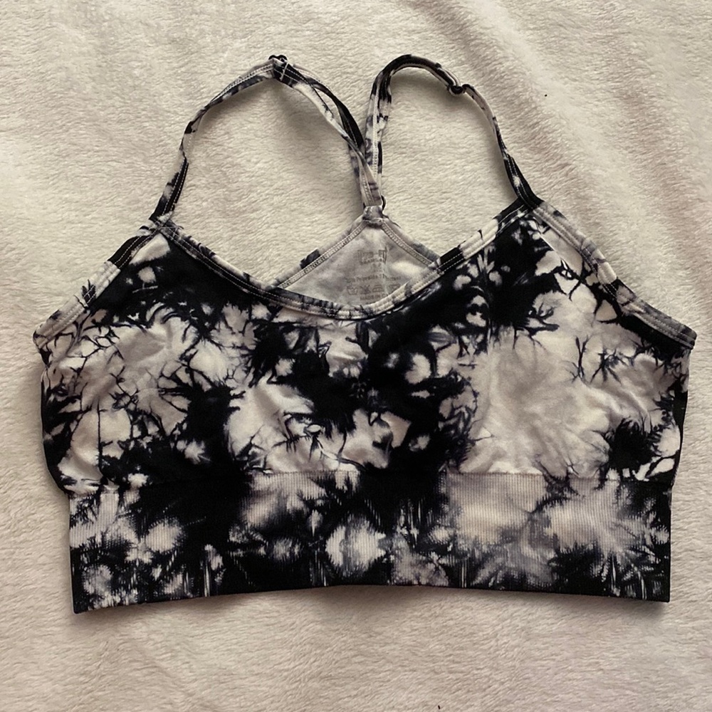 Medium tie dye Sports Bra; size medium